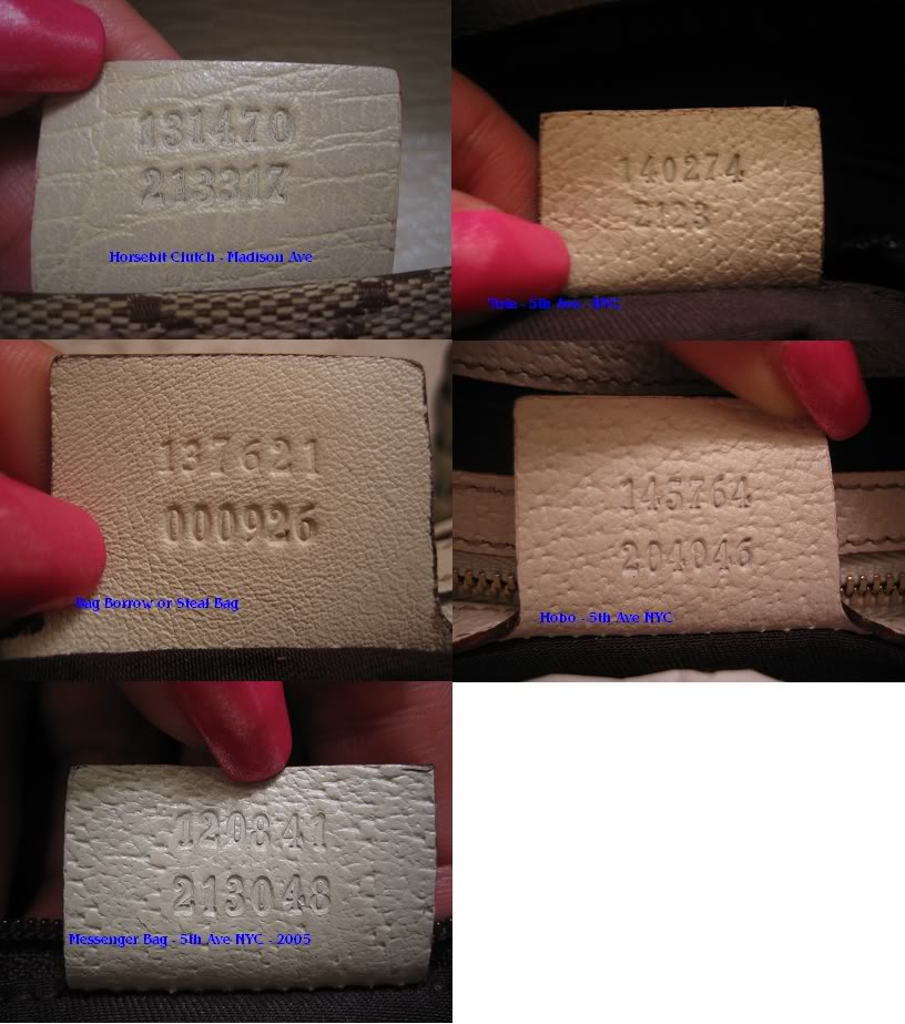 can you check gucci serial numbers